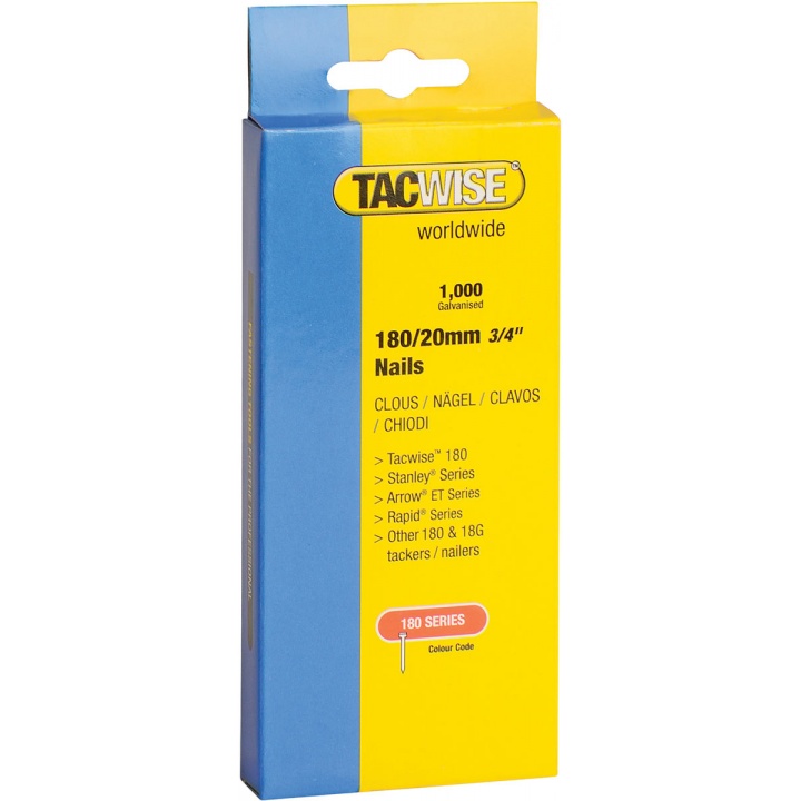 Tacwise 180 Series 20mm Brad Nails Pk 1000