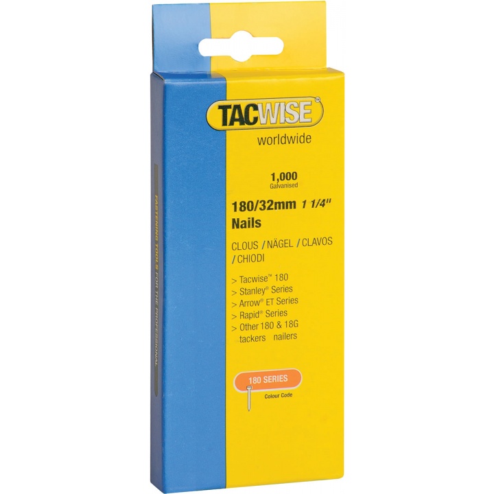 Tacwise 180 Series 32mm Brad Nails Pk 1000