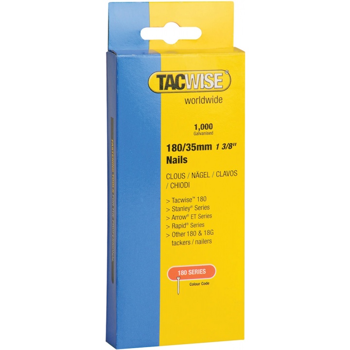 Tacwise 180 Series 35mm Brad Nails Pack of 1000