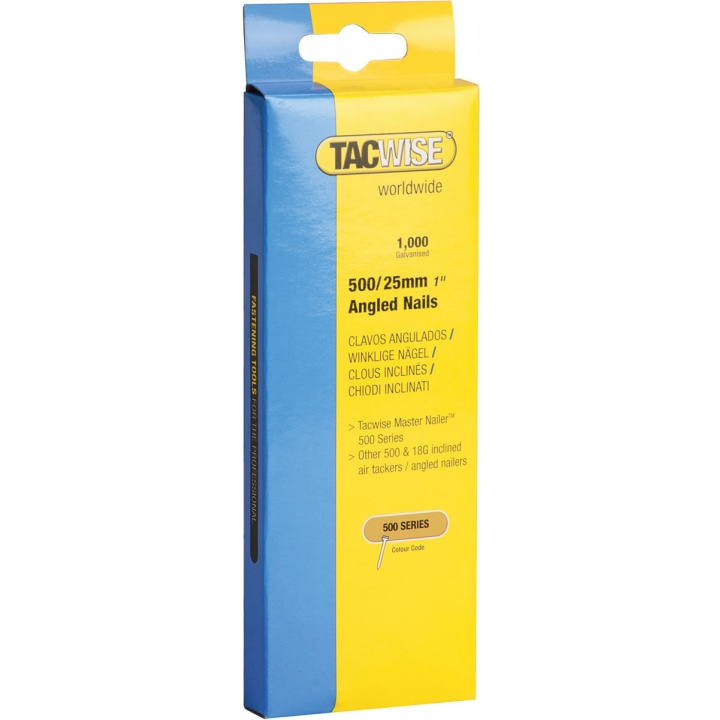 Tacwise 500 Series 25mm Angled Brad Nail Pk 1000