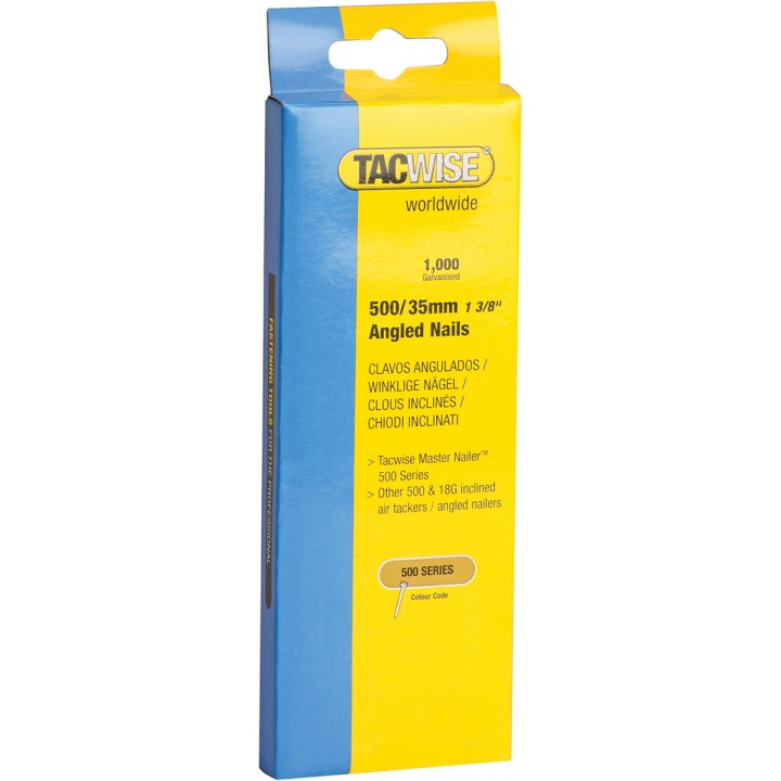 Tacwise 500 Series 35mm Angled Brad Nail Pk 1000