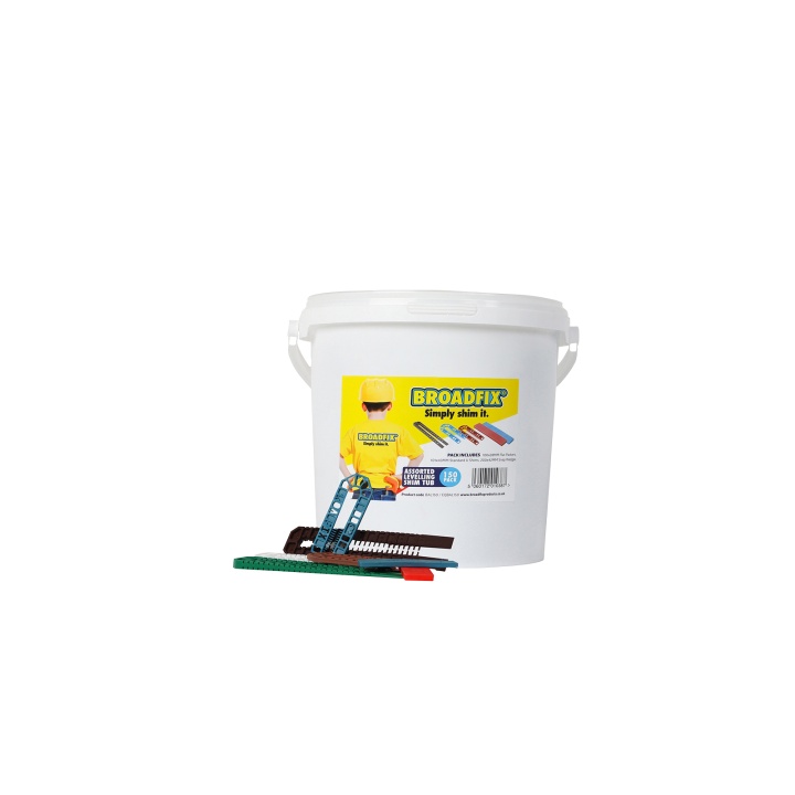 Product image for Broadfix Polypropylene (PP) Shims, 150 pieces