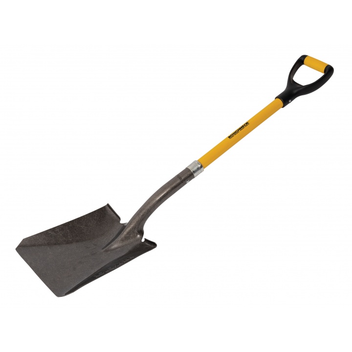 Roughneck Square Head Shovel With Fibreglass Soft Grip Handle Selco