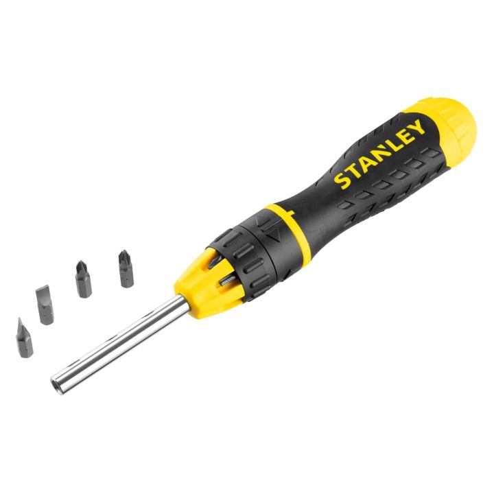 Stanley Multi-Bit Ratchet Screwdriver with 10-Bit Set