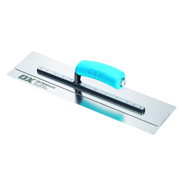 Ox Pro 16" Ultraflex Stainless Steel Finishing Trowel Selco