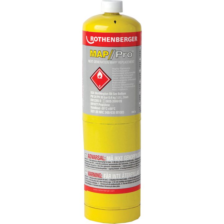 Rothenberger MAPP Gas Disposable Cylinder 399.7g