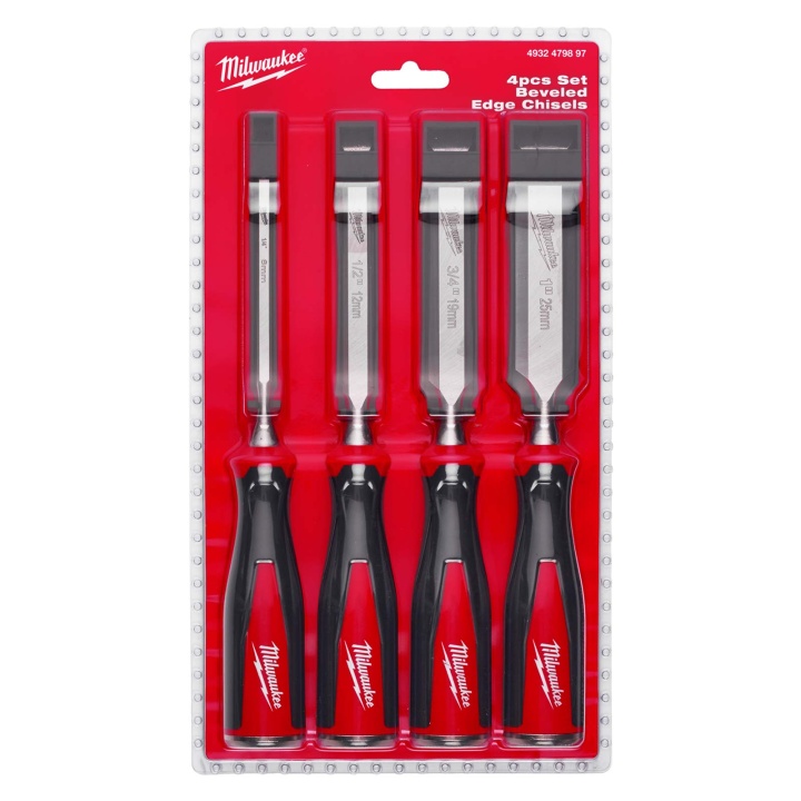 Milwaukee 4pc Chisel Set Selco