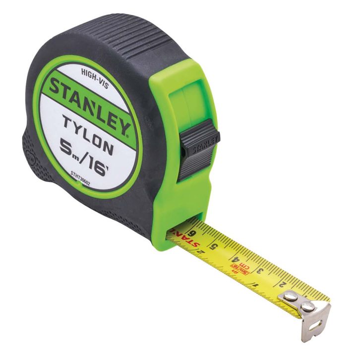 Stanley Hi-Viz Tylon Tape Measure 5m (16ft)