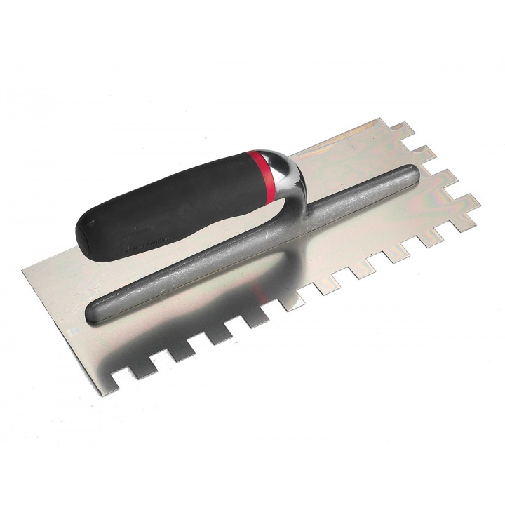 12mm Square Notch Stainless Steel Adhesive Trowel