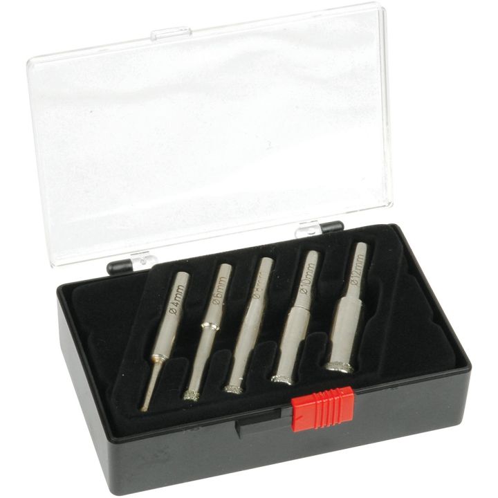 Wet Cut Diamond Drill 5pc Box Set