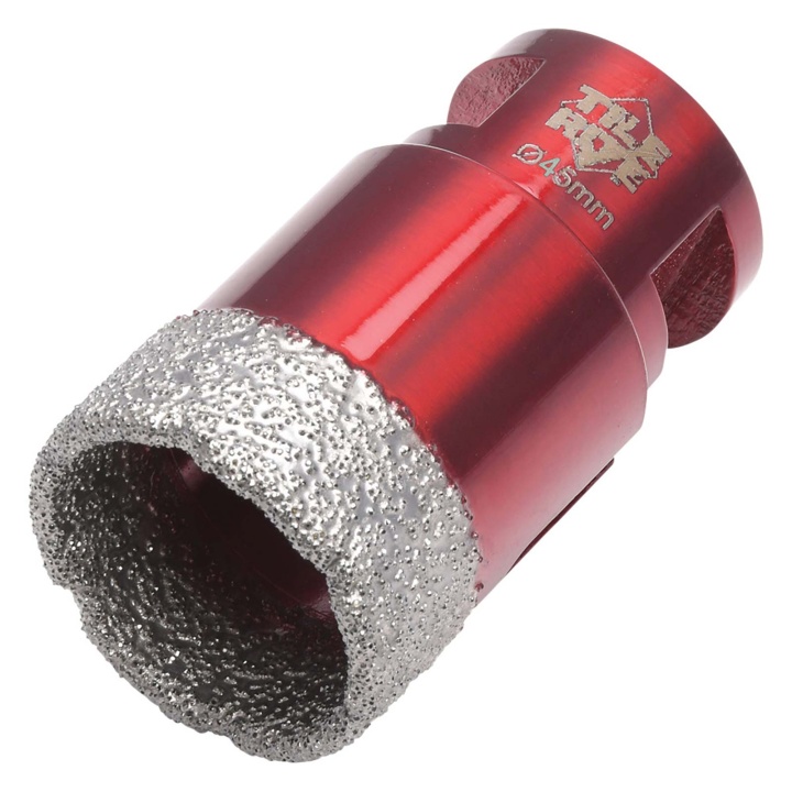 Tile Rite Diamond Brazed Hole Cutter For Porcelain Tiles 45mm x M14