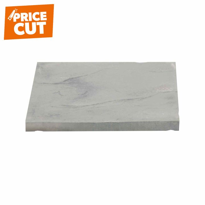 Stonemarket Ryton Riven Utility Slab Grey 450 x 450 x 32mm