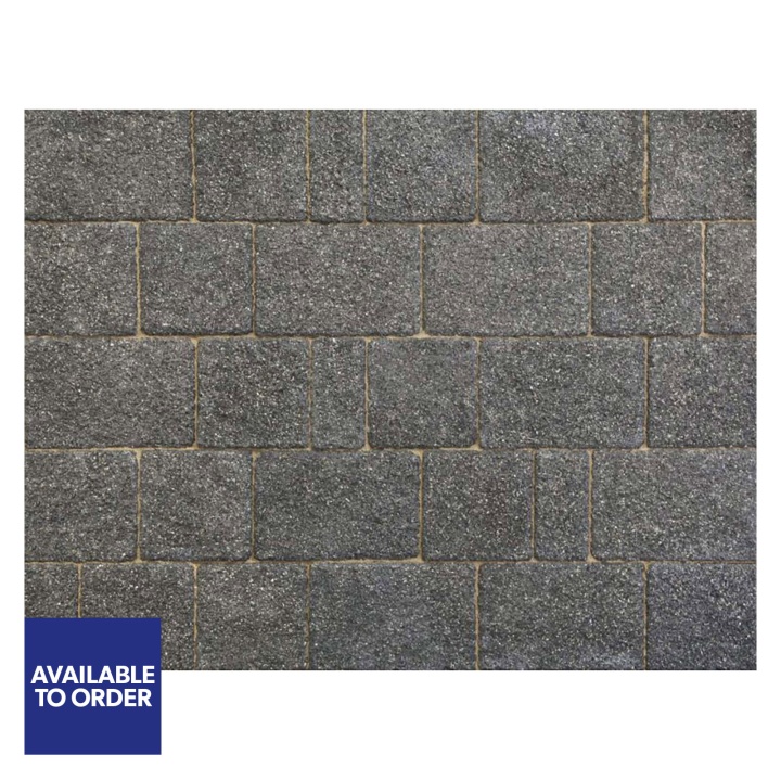 Stonemarket Rio® Paving Project Pack Carbon 10.75m²