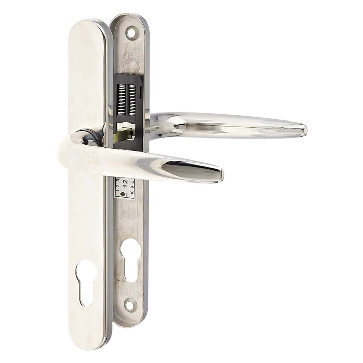 Yale Long Backplate Door Handle Chrome