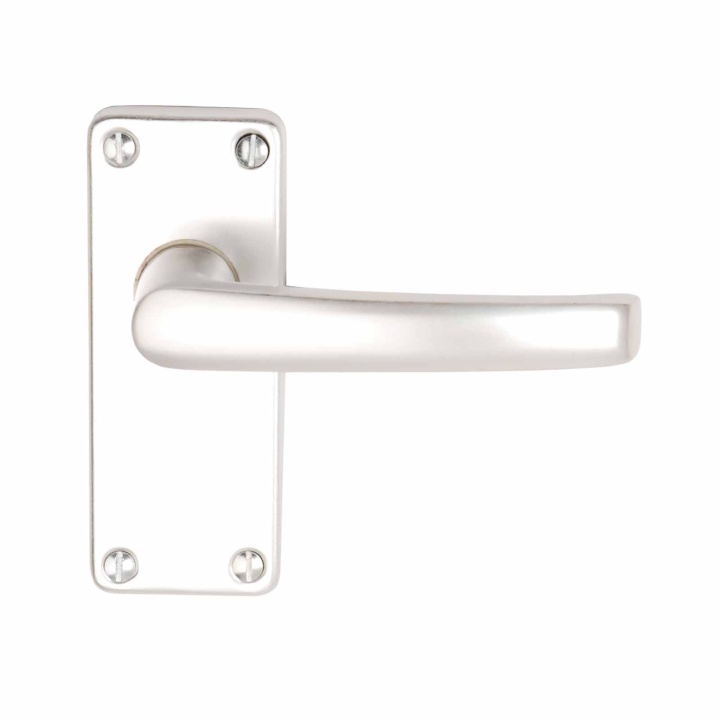 Sandal 3" Latch Door Handles Satin Aluminium Premier