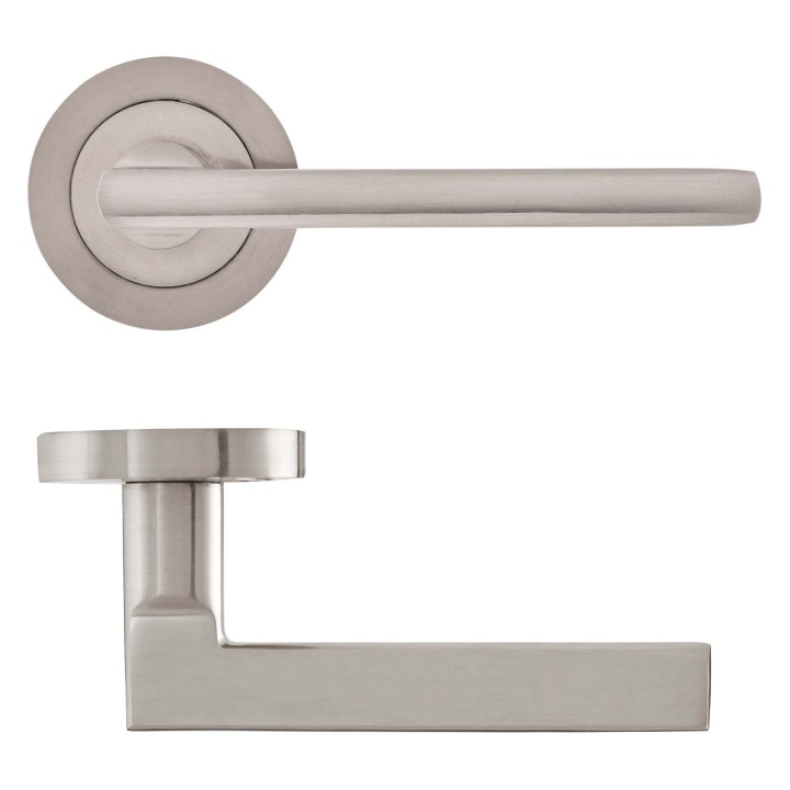 Auriga Door Latch Pack Satin Nickel