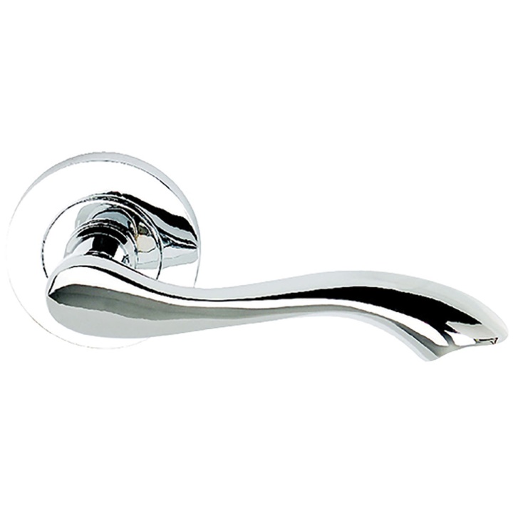 Venus Lever Door Handles Polished Chrome