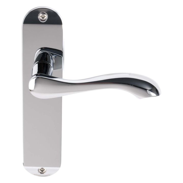 Premier Stretton Latch Door Handles Polished Chrome