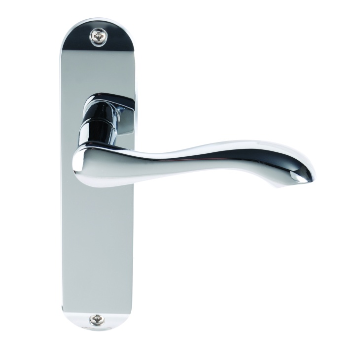 Premier Stretton Latch Door Handles Polished Chrome