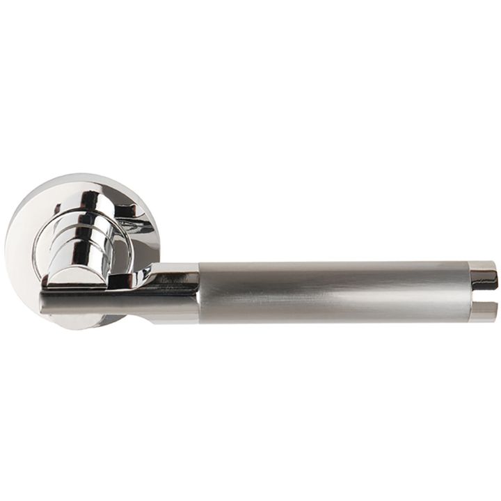 Seriphos Lever Door Handles Polished Chrome