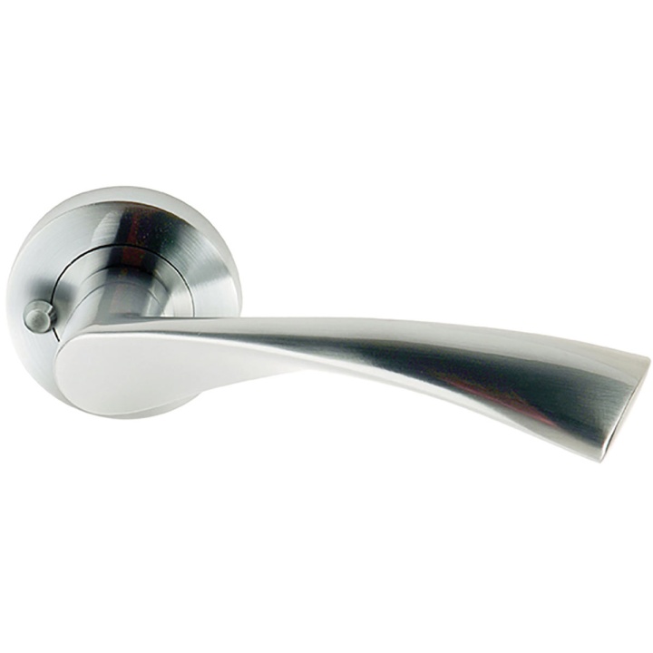 Flex Privacy Door Handle Satin Chrome
