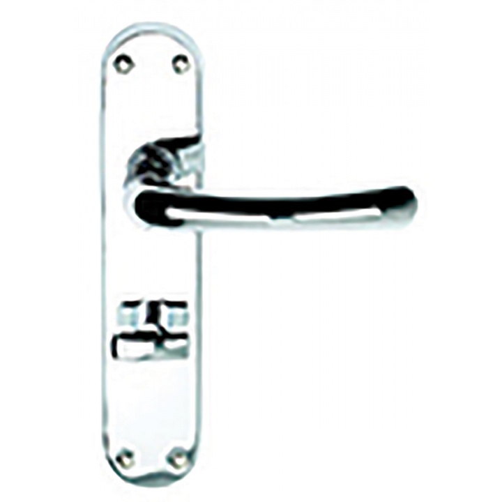 Premier Clara Bathroom Door Handles Polished Chrome