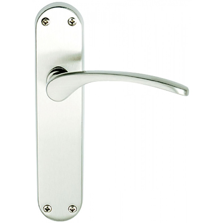Premier Salo Latch Door Handles Satin Nickel