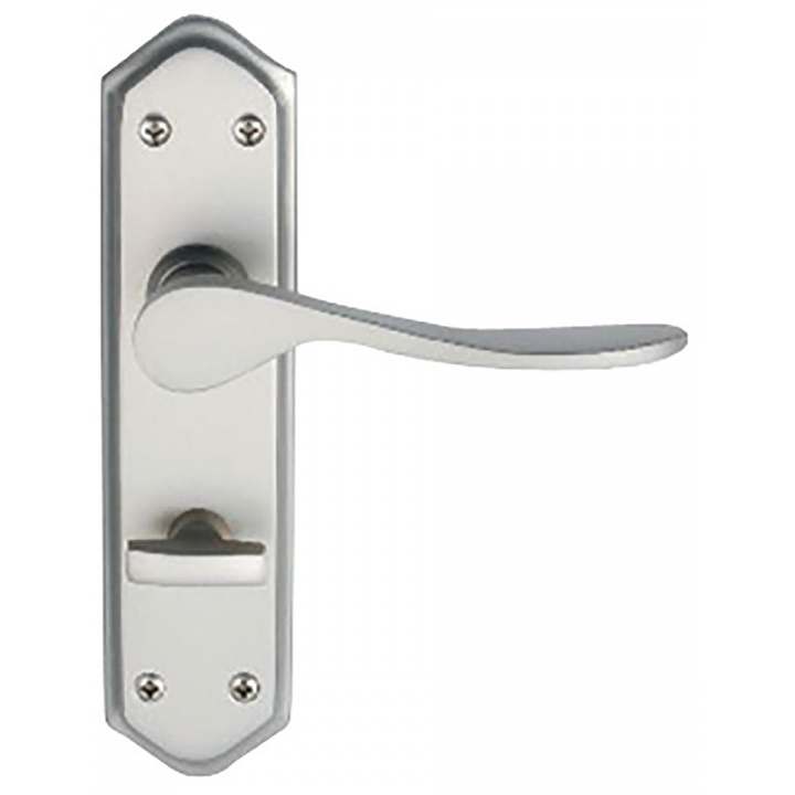 Calver Bathroom Door Handles Satin Chrome Premier Selco