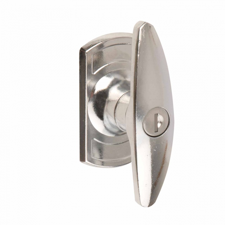 Garage Door Handles (Diamond Spindle) Polished Chrome