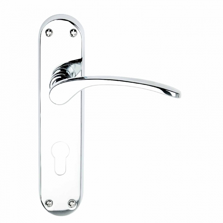 Salo Euro Profile Door Handles Polished Chrome Premier
