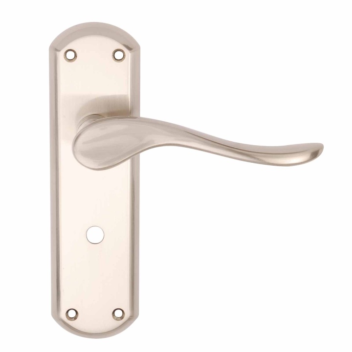 Sigma Bathroom Door Handles Satin Nickel Premier