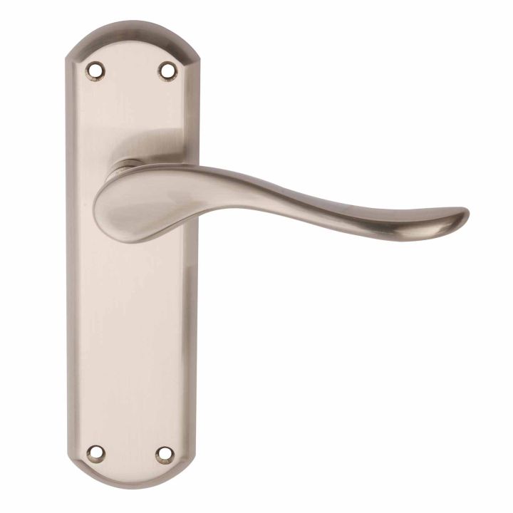 Sigma Latch Door Handles Satin Nickel Premier