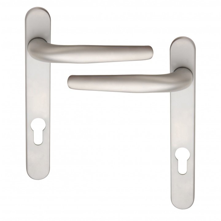 Satin Chrome UPVC Euro Profile Lever Lock Handles (Lever / Lever)