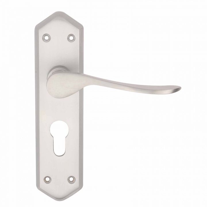 Premier Calver Euro Profile Door Handles Satin Chrome