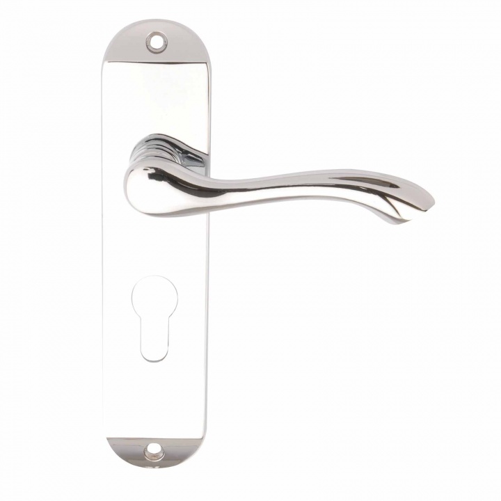 Stretton Euro Profile Door Handles Polished Chrome Premier