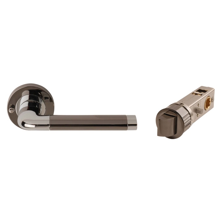 Argo Privacy Smart Latch Door Pack Polished Chrome / Black Nickel