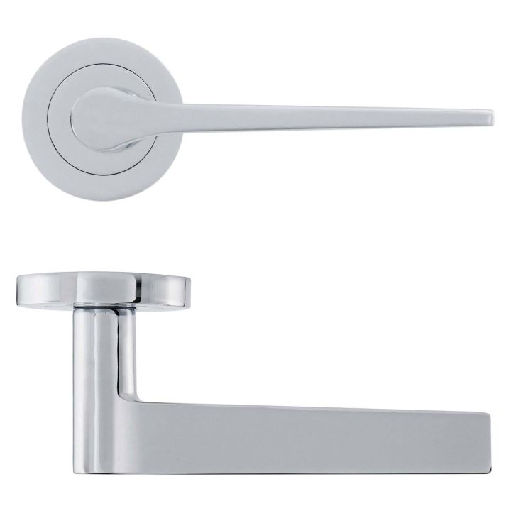 Monte Door Latch Pack Polished Chrome