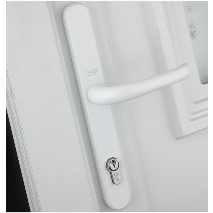 Yale Universal Replacement PVCu Door Handle White