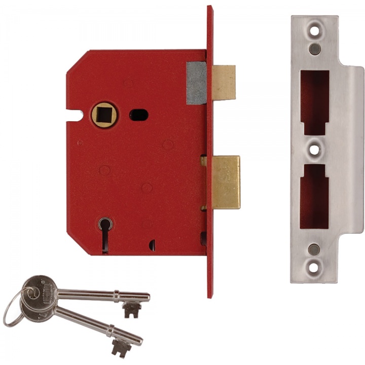 Union Y2201 5 Lever Mortice Sashlock Chrome 77mm