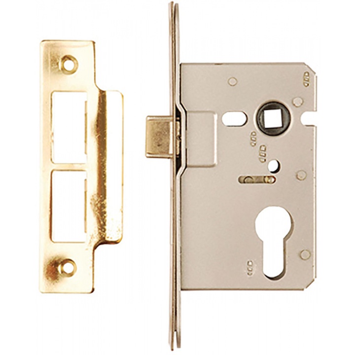 Dale Euro Mortice Sashlock Brass Plated 63mm