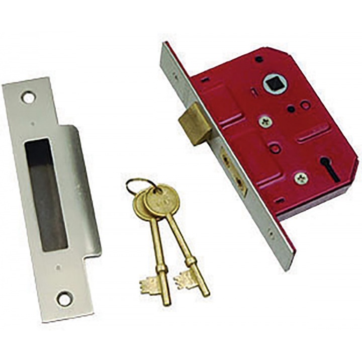 Dale 5 Lever Mortice Sashlock Stainless Steel 63mm