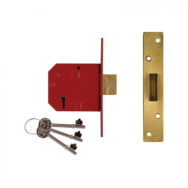 Union Y2134 BS3621 Mortice Deadlock Chrome 80mm
