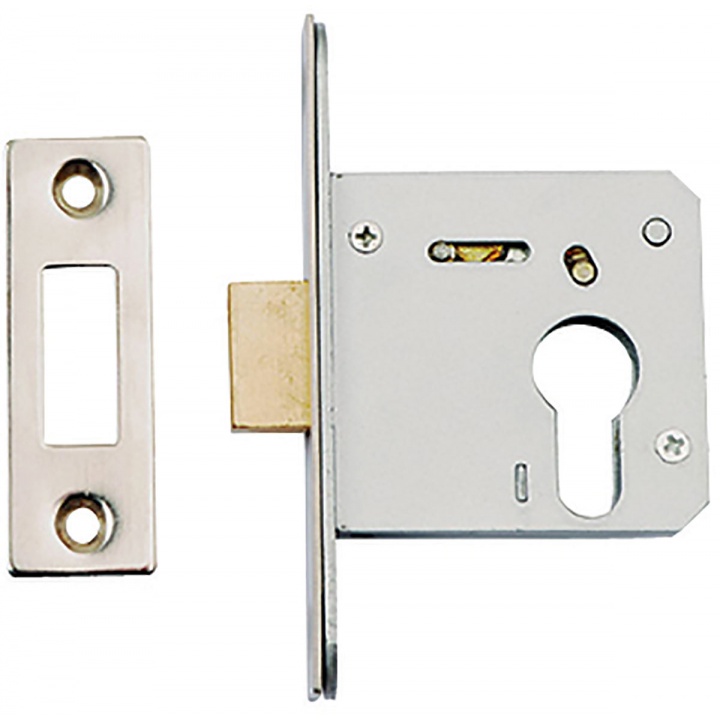 Dale Euro Mortice Deadlock Stainless Steel 63mm