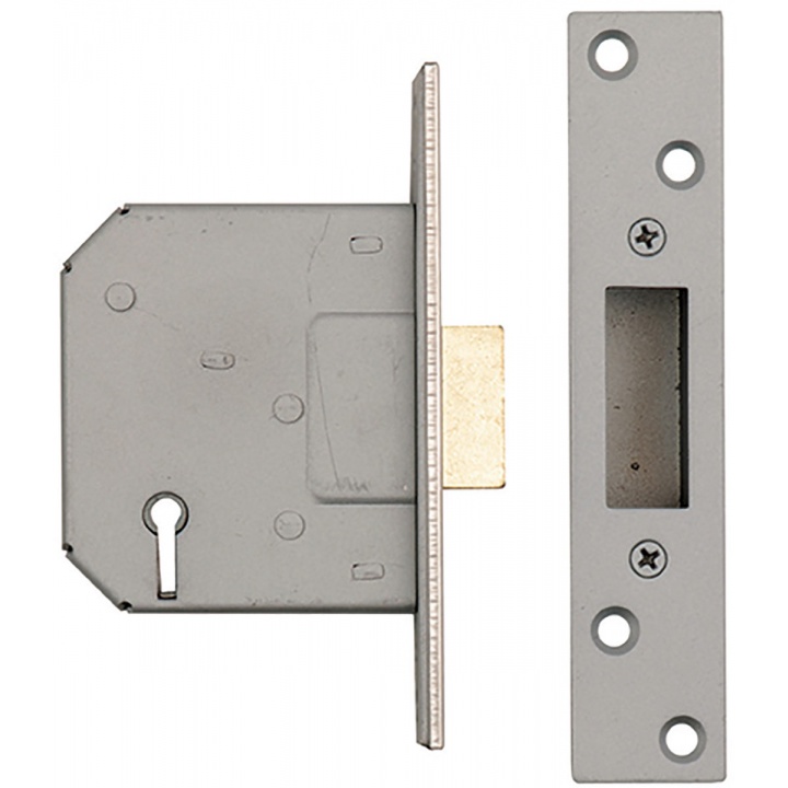 Dale 5 Lever Mortice Deadlock Stainless Steel 76mm