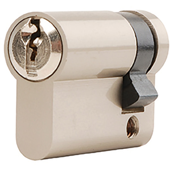 Dale Euro Cylinder Single Nickel Plated 35mm