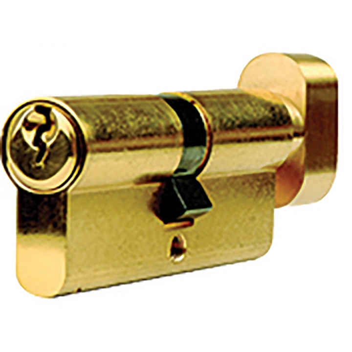 Dale Euro Cylinder Thumb Turn Brass 35/10/45