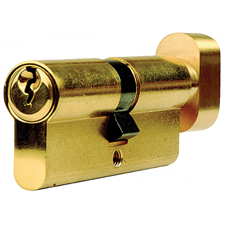 Dale Euro Cylinder Thumb Turn Brass 30/10/30
