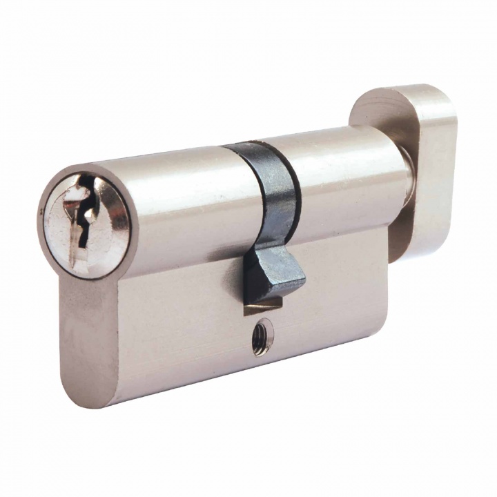 Dale Euro Cylinder Thumb Turn Nickel Plated 40/10/45