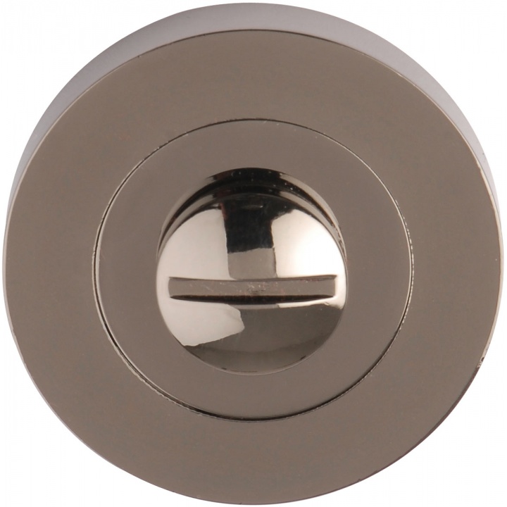 Bathroom Thumb Turn Set Black Nickel