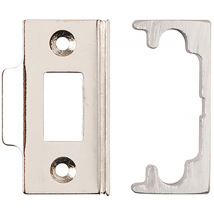 Economy Rebated Mortice Latch Nickel Plated 63mm
